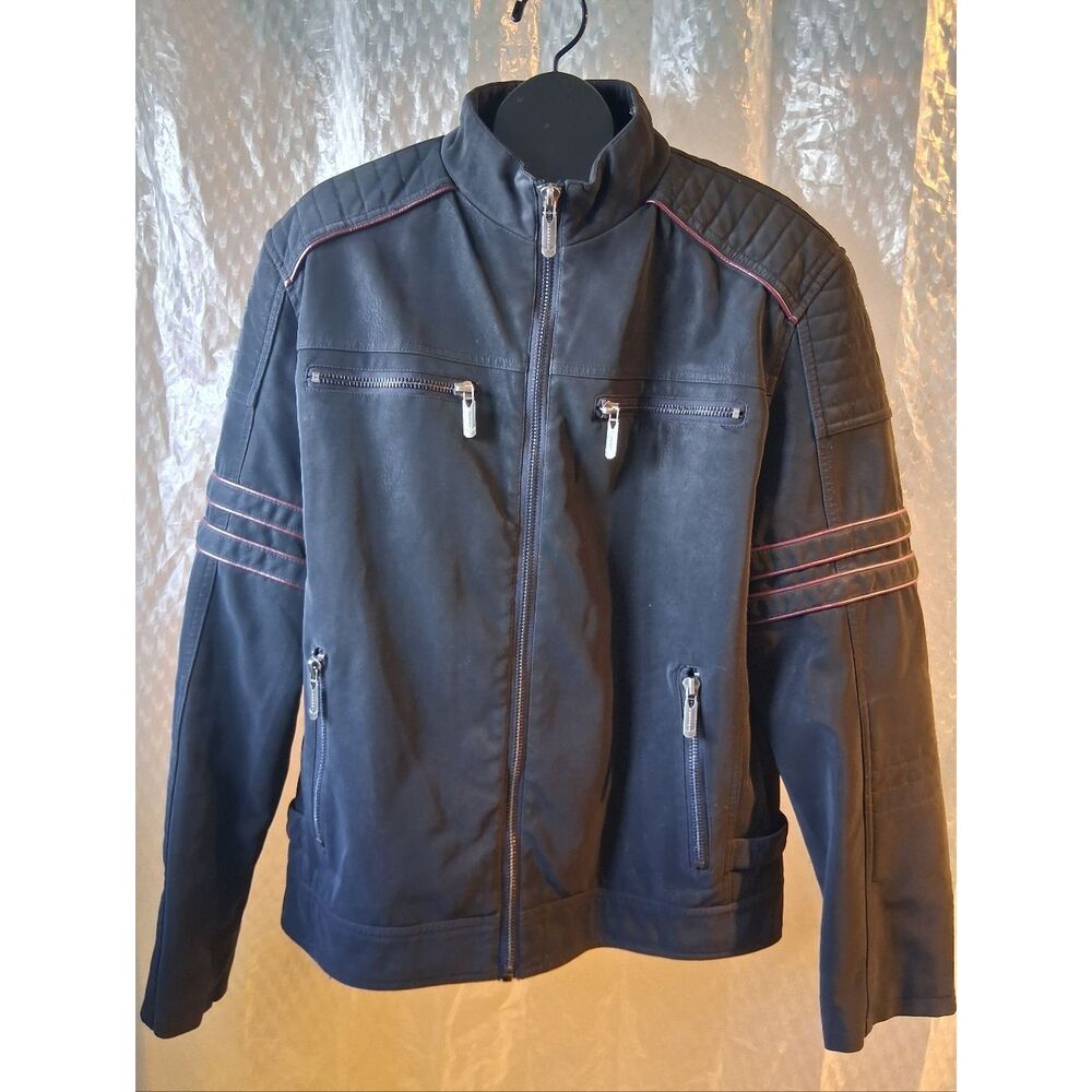 TM Exposure Men's Motorcycle Jacket Size XL Preowned